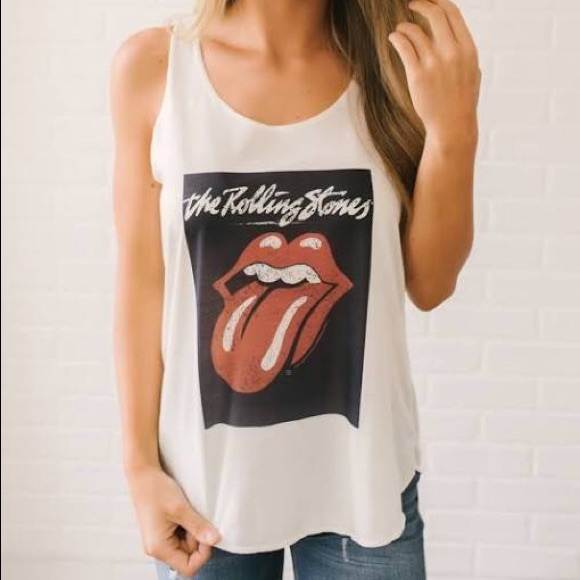 The Rolling Stones tank avail. sizes S, L, XL - Picture 3 of 7